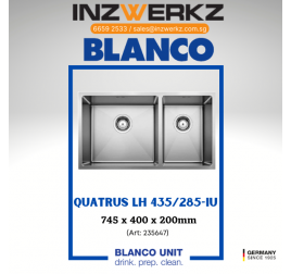 Blanco Quatrus 435/285-IU Left Big Bowl Stainless Steel Sink
